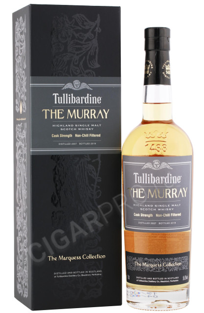 виски single malt tullibardin murray marquez collection 0.7л в подарочной упаковке