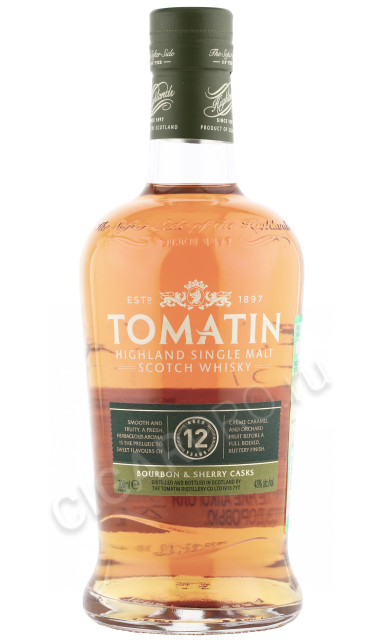 виски tomatin 12 years 0.7л