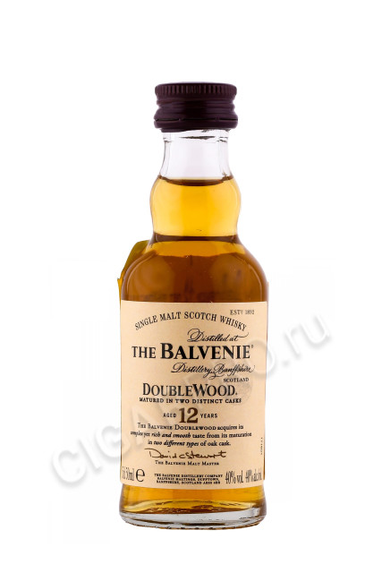 шотландский виски balvenie doublewood 12 yo 0.05л
