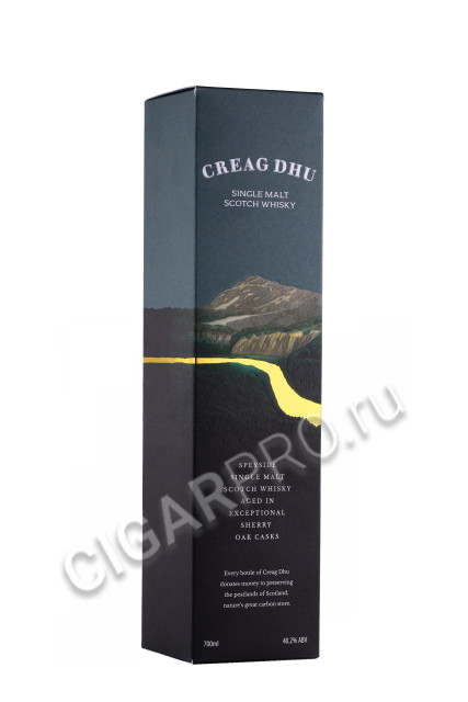 подарочная упаковка виски creag dhu 0.7л