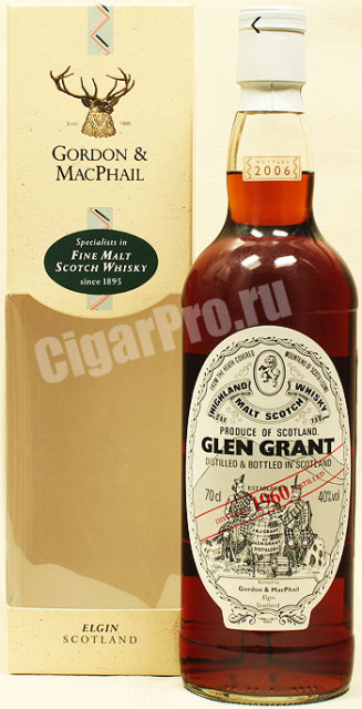 шотландский виски glen grant 1960 years виски глен грант 1960 лет