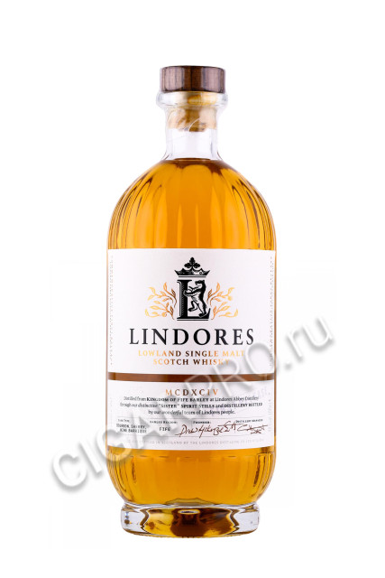 виски lindores lowland single malt scotch whiskey commerative first release 0.7л