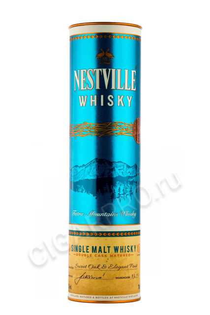 подарочная упаковка виски nestville single malt 0.7л