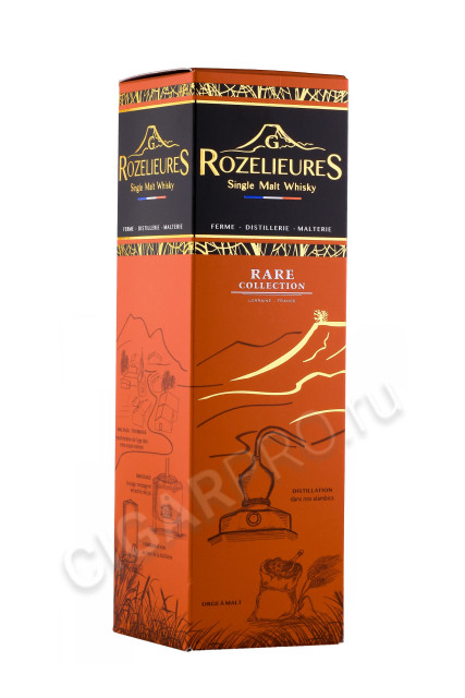 подарочная упаковка виски rozelieures rare collection single malt 0.7л