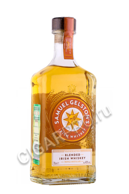 виски samuel gelstons blended irish whiskey 0.7л