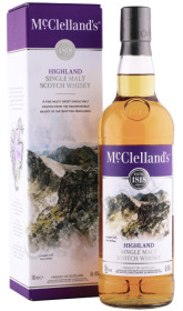 виски mcclellands highland 0.7л в подарочной упаковке