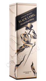 подарочная упаковка виски johnnie walker black label 12 years 0.7л