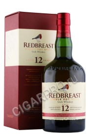 виски redbreast whiskey 12 years 0.7л в подарочной упаковке