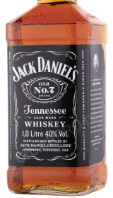 этикетка виски jack daniels 1л