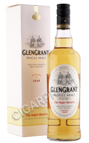 виски glen grant majors reserve 0.7л в подарочной упаковке