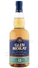 виски glen moray elgin heritage 12 years old 0.7л