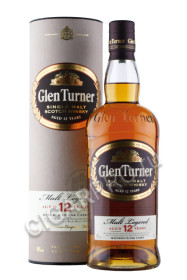 виски glen turner 12 years 0.7л в подарочной тубе
