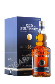 old pulteney 25 years old купить виски дносолод олд пултени 25 лет в подарочной коробке 0.7л цена