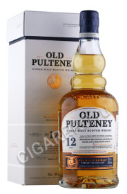 виски old pulteney 12 years 0.7л в подарочной упаковке