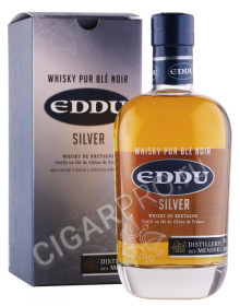 виски de bretagne eddu silver 0.7л в подарочной упаковке