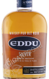 этикетка виски de bretagne eddu silver 0.7л