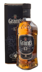 шотландский виски grants 12 years old 0.5l купить виски грантс 12 лет 0.5л цена