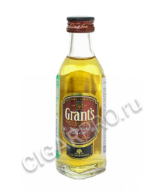 шотландский виски grants 0.05 виски грантс фэмили резерв 0.05 л.