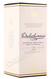 подарочная упаковка виски dalwhinnie 15 years 0.75л