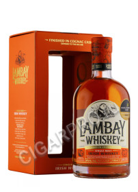 lambay cognac cask купить виски ламбэй 0.7л в подарочной упаковке цена
