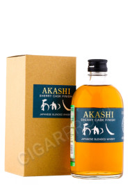 виски akashi sherry cask finish 0.5л в подарочной упаковке