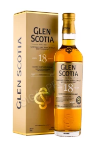 Виски Глен Скотиа 18 лет 0.7л в подарочной упаковке