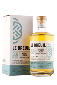 Виски Ле Брей Дюо Де Мальт Бленд 0.7л в подарочной упаковке