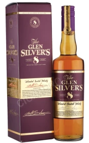 Виски Глен Сильверс 8 лет 0.7л в подарочной упаковке
