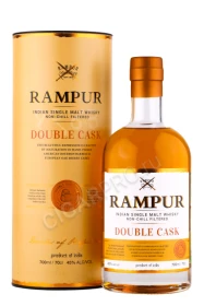 Виски Рампур Дабл Каск 0.7л в подарочной упаковке