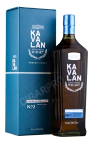 Виски Кавалан Дистиллери Селект №2 0.7л в подарочной упаковке