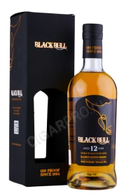 Виски Блэк Булл 12 лет 0.7л в подарочной упаковке