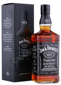 Виски Джек Дэниелс Теннесси 0.7л в подарочной упаковке