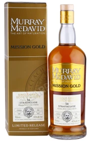 Виски Мюррей МакДэвид Мишн Голд Стратклайд 34 года 0.7л в подарочной упаковке