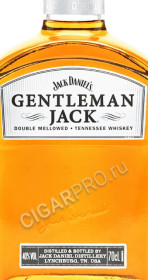 этикетка gentleman jack rare 0.7л