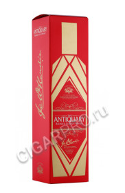 подарочная упаковка виски antiquary 0.7л