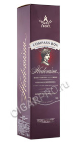 подарочная упаковка виски hedonism 0.7л