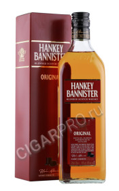 виски hankey bannister 3 years 0.7л в подарочной упаковке
