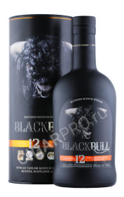 виски black bull 12 years old 0.7л в подарочной упаковке