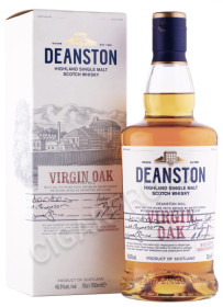 виски deanston virgin oak 0.7л в подарочной упаковке