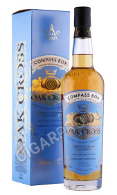 виски compass box oak cross 0.7л в подарочной упаковке