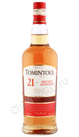 виски tomintoul 21 years old 0.7л