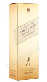 подарочная упаковка виски johnnie walker gold label 0.7л