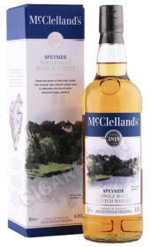 виски mcclellands speyside 0.7л в подарочной упаковке