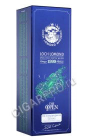 подарочная упаковка виски loch lomond the open the autograph edition 1999 0.7л