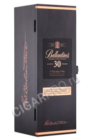 подарочная упаковка виски ballantines 30 years old 0.7л