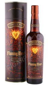 виски flaming heart 0.7л в подарочной тубе