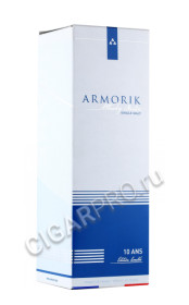 подарочная упаковка виски armorik 10 years 0.7л