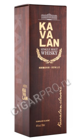 подарочная упаковка виски kavalan single malt 0.7л