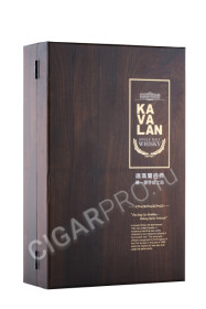 подарочная упаковка виски kavalan набор + стакан 0.7л