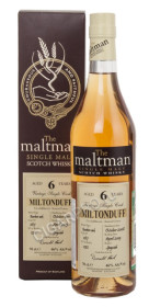 the maltman miltonduff 6 years old gift box виски молтмэн милтондаф 6 лет